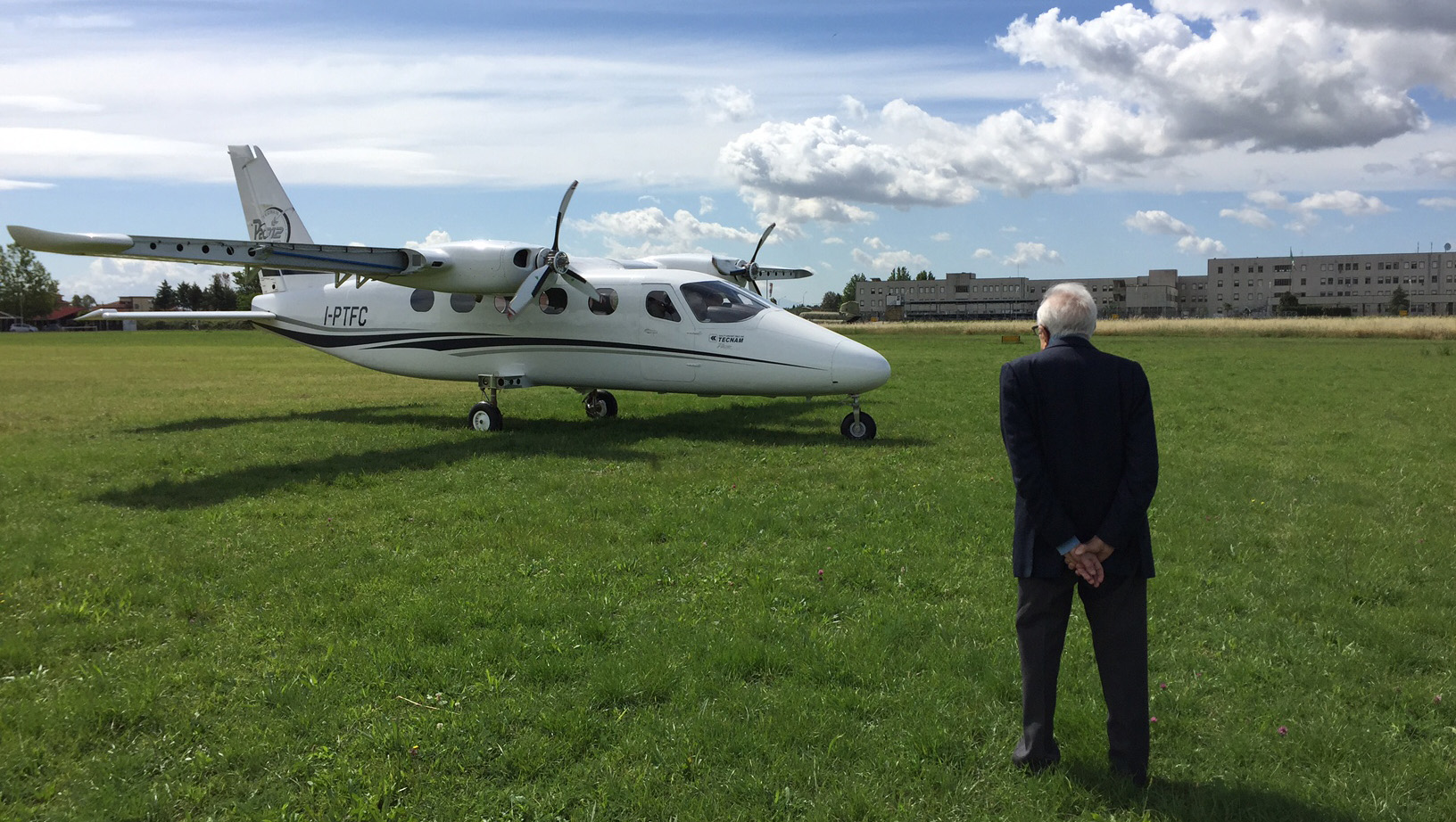 Professor Luigi "Gino" Pascale's last design, the Tecnam P2012 Traveller. Photo courtesy of Tecnam.