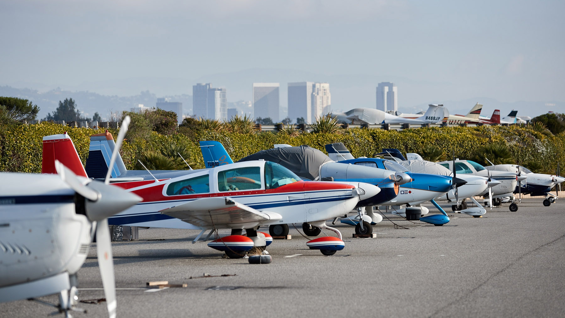 Santa Monica Municipal Airport. Photo by Mike Fizer.