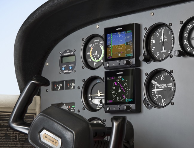 The Garmin G5 electronic flight instrument has received FAA approval to be installed as a replacement HSI in type-certificated fixed-wing general aviation aircraft. Image courtesy of Garmin.
