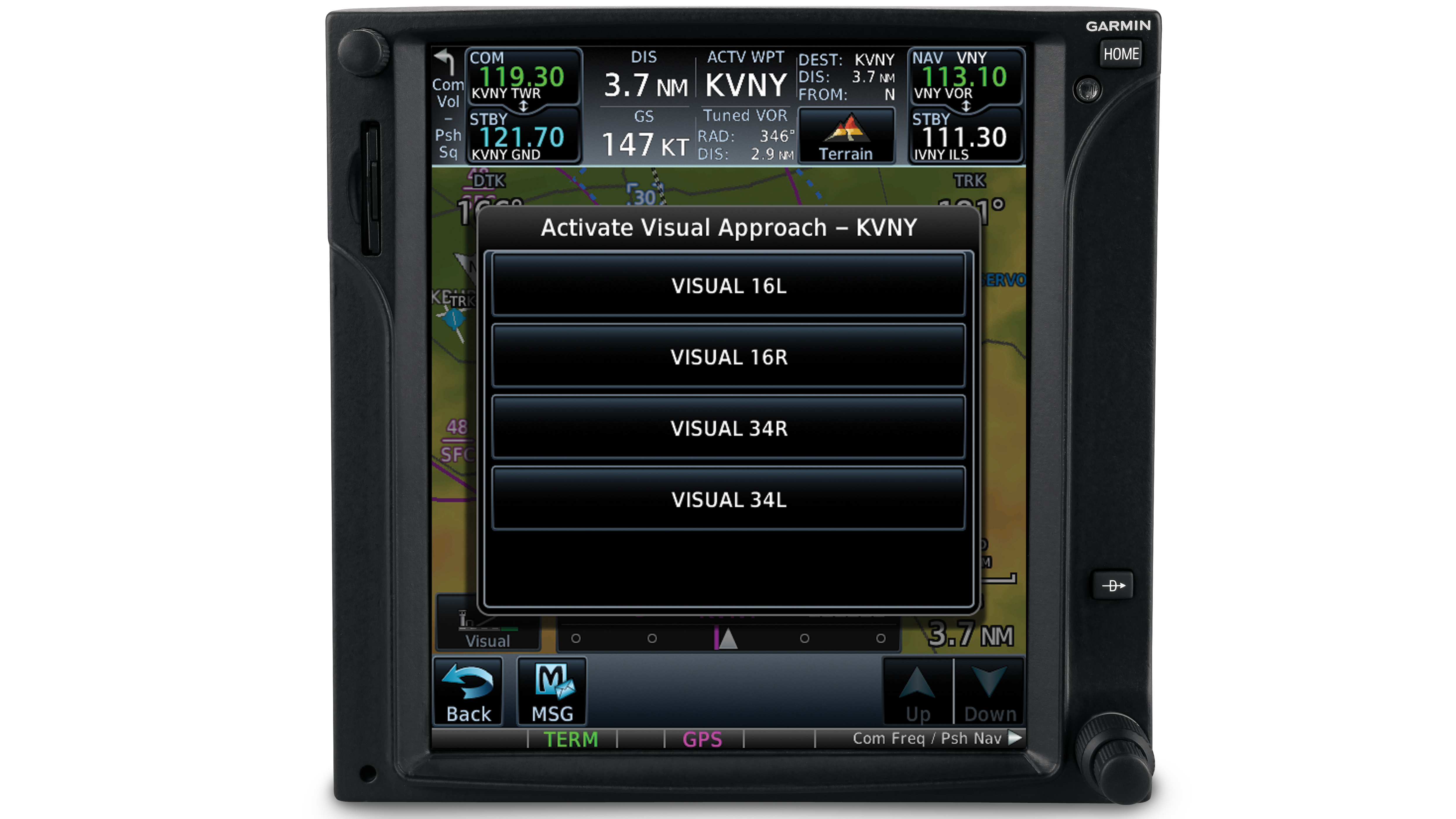 Garmin adds visual approach to GTN 650/750 AOPA