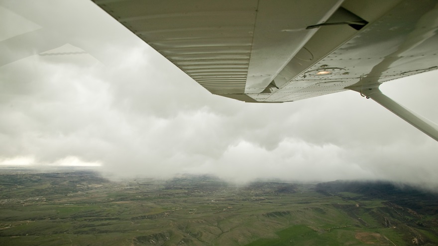 Weather is ever changing and pilots should be ever watchful to ensure not just their safety but that of others as well. Photo by Mike Fizer.