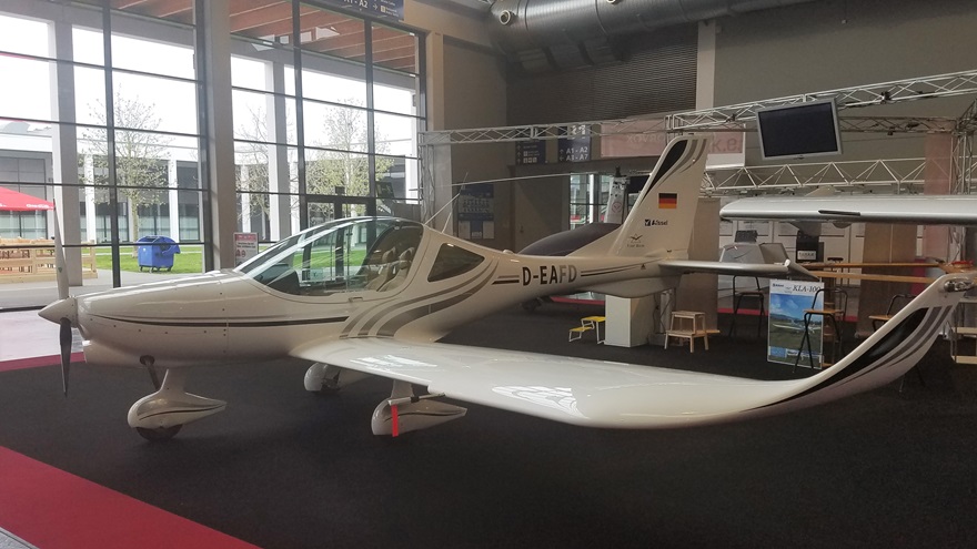 The new KLA-100 made its debut at AERO Friedrichshafen in April. Photo courtesy of Flight Design. 