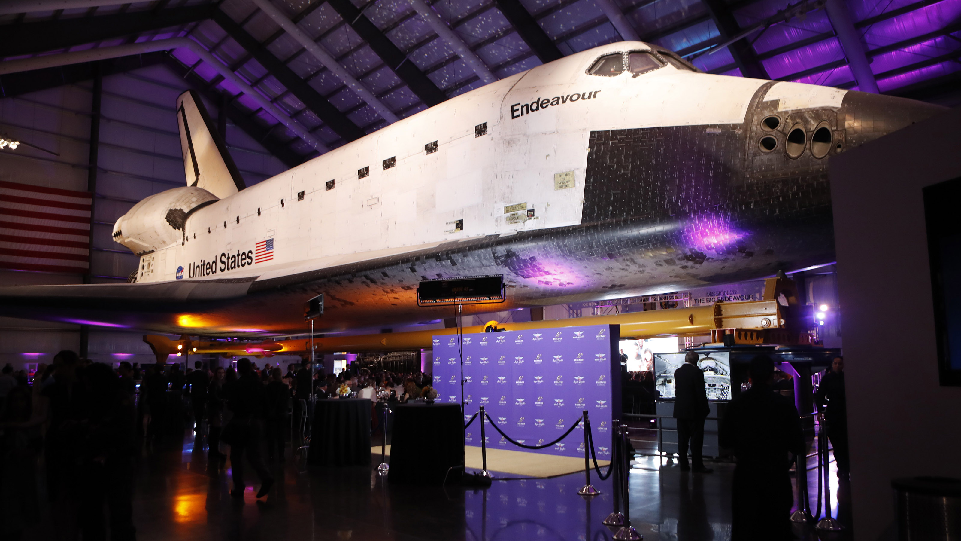 Space shuttle “Endeavour.” Photo by Chris Rose.