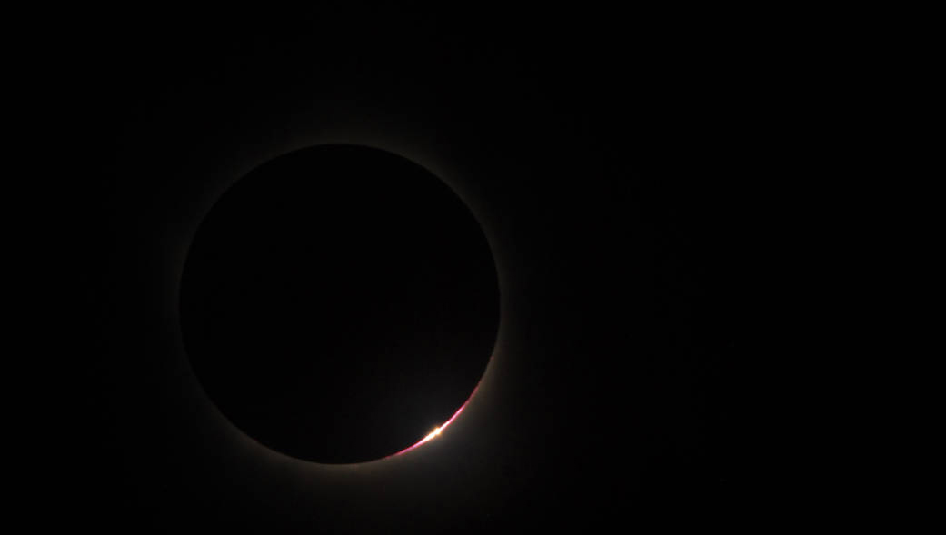 Solar eclipse captured by Hinode satellite July 22, 2009. Photo courtesy of NASA/JAXA.