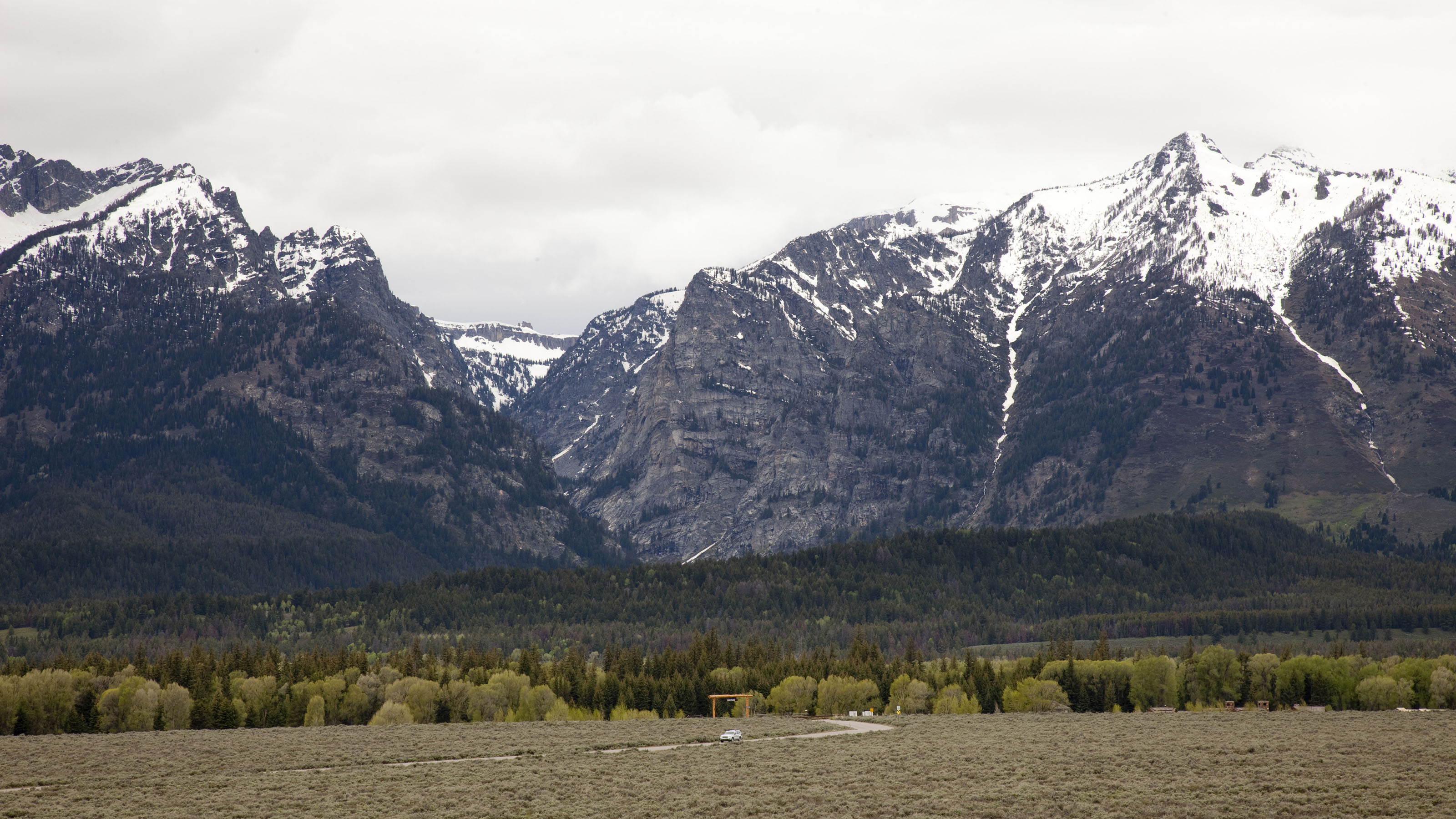 View from the catwalk of Jackson Hole Airport tower. Photo by Mike Fizer.