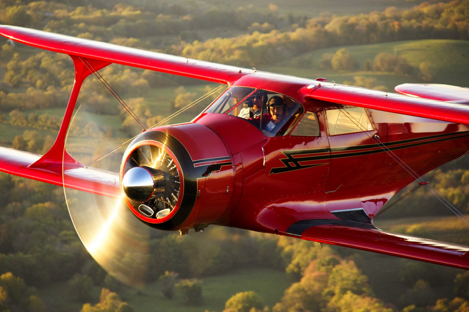 First flown in 1932, the Beechcraft Model 17 “Staggerwing” was designed for the traveling business executive. The airplane had a retractable gear and boasted speeds of up to 212 mph. This timeless design is as beautiful today as ever. Photo by Thomas Hoff.