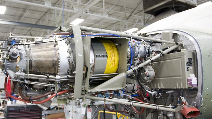 Pratt & Whitney announced a service program for its in-service fleet of PT6A turboprop engines. Photo by Mike Fizer.