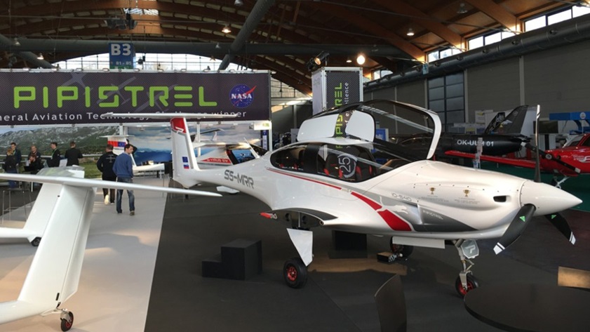 Pipistrel's all-electric Panthera, seen here at Aero Friedrichshafen in April, is among the new designs expected to benefit from Part 23 reform. Photo courtesy of Pipistrel. 