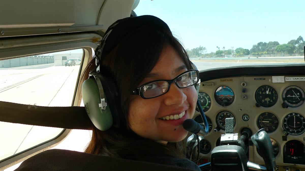 Giving Kids Wings Flight Academy is a Santa Barbara, California-based aviation program targeted to minority youth to help fulfill the need for professional aviators. Several graduates have gone on to earn their private pilot certificates. Photo courtesy of Giving Kids Wings Flight Academy.