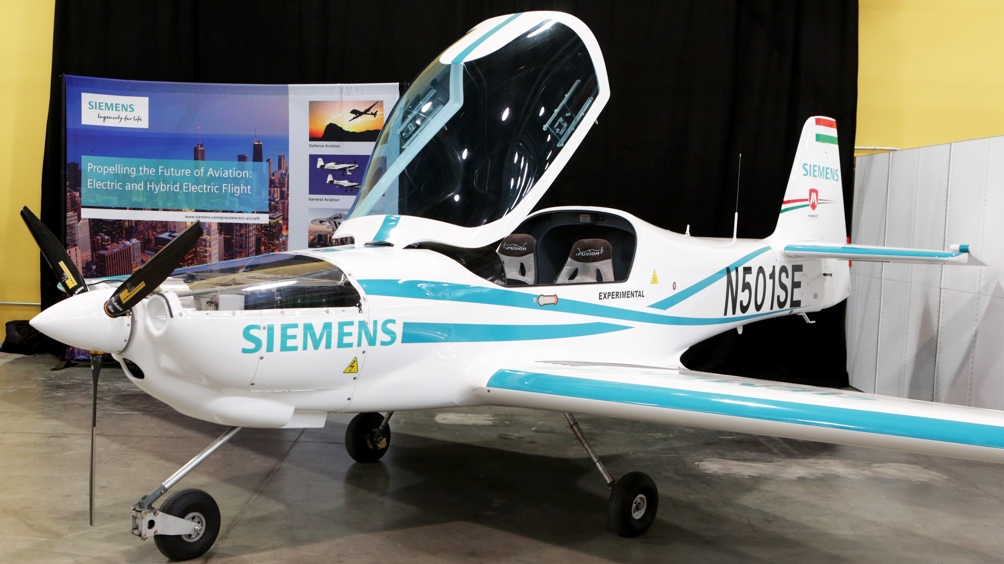 Siemens Electric propulsion aircraft standard by 2050 AOPA