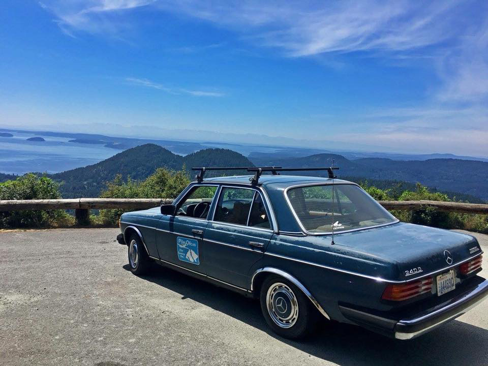 This photo of the courtesy car at Orcas Island (KORS) in Eastsound, Washington, was posted by Mike Cassidy in Flights Above the Pacific Northwest, a Facebook group for pilots. After reviewing several images of this car, AOPA editors concluded that this is, aesthetically speaking, the good side of 'The Rattler.' While a bit wanting for paint, members of the group are universally appreciative of its availability.