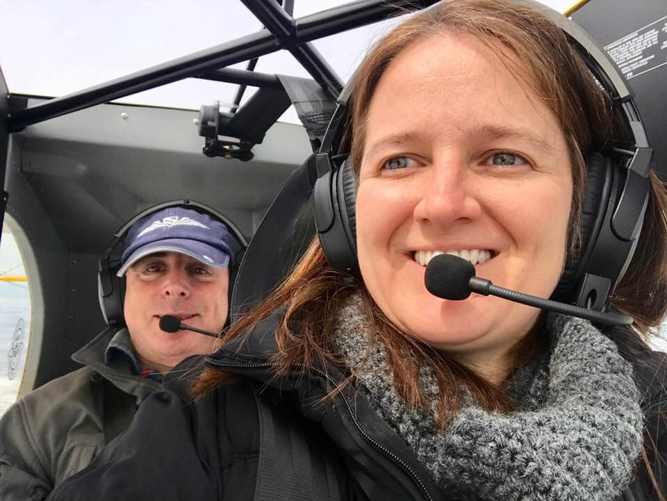 AOPA Editor at Large Dave Hirschman and AOPA Online Managing Editor Alyssa Cobb start the trek from Montana to Florida in AOPA's Sweepstakes Super Cub.