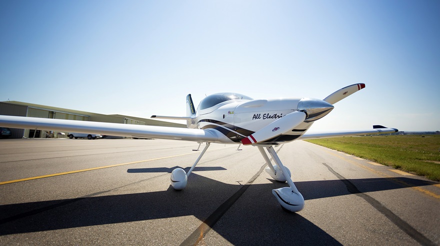 Bye Aerospace hopes to certify the all-electric Sun Flyer 2 in 2020, followed by a four-seat version in 2021. Photo courtesy of Bye Aerospace. 