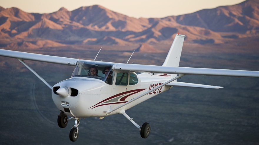 Prices for used Skyhawks like this 1974 Cessna 172M have increased sharply in recent months, according to Vref. AOPA file photo. 