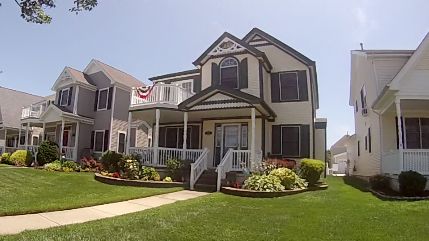 Walk, bike, or drive around the streets of Ocean City for a look at beautiful homes and their manicured lawns. The private homes and rental beach houses give Ocean City part of its family-friendly vibe instead of miles of high-rise condos and malls. Photo by Alyssa J. Cobb.