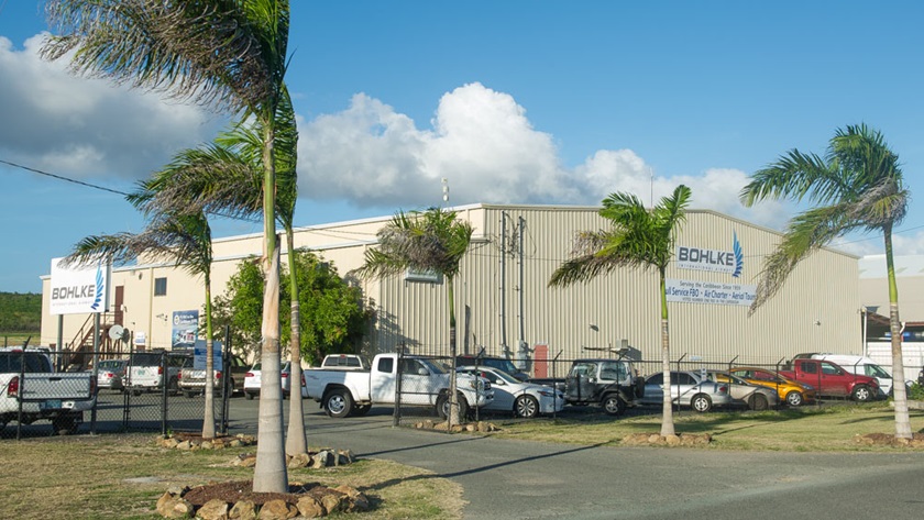 Bohlke International Airways facility prior to the 2017 hurricane season. Photo courtesy of Bohlke International Airways.