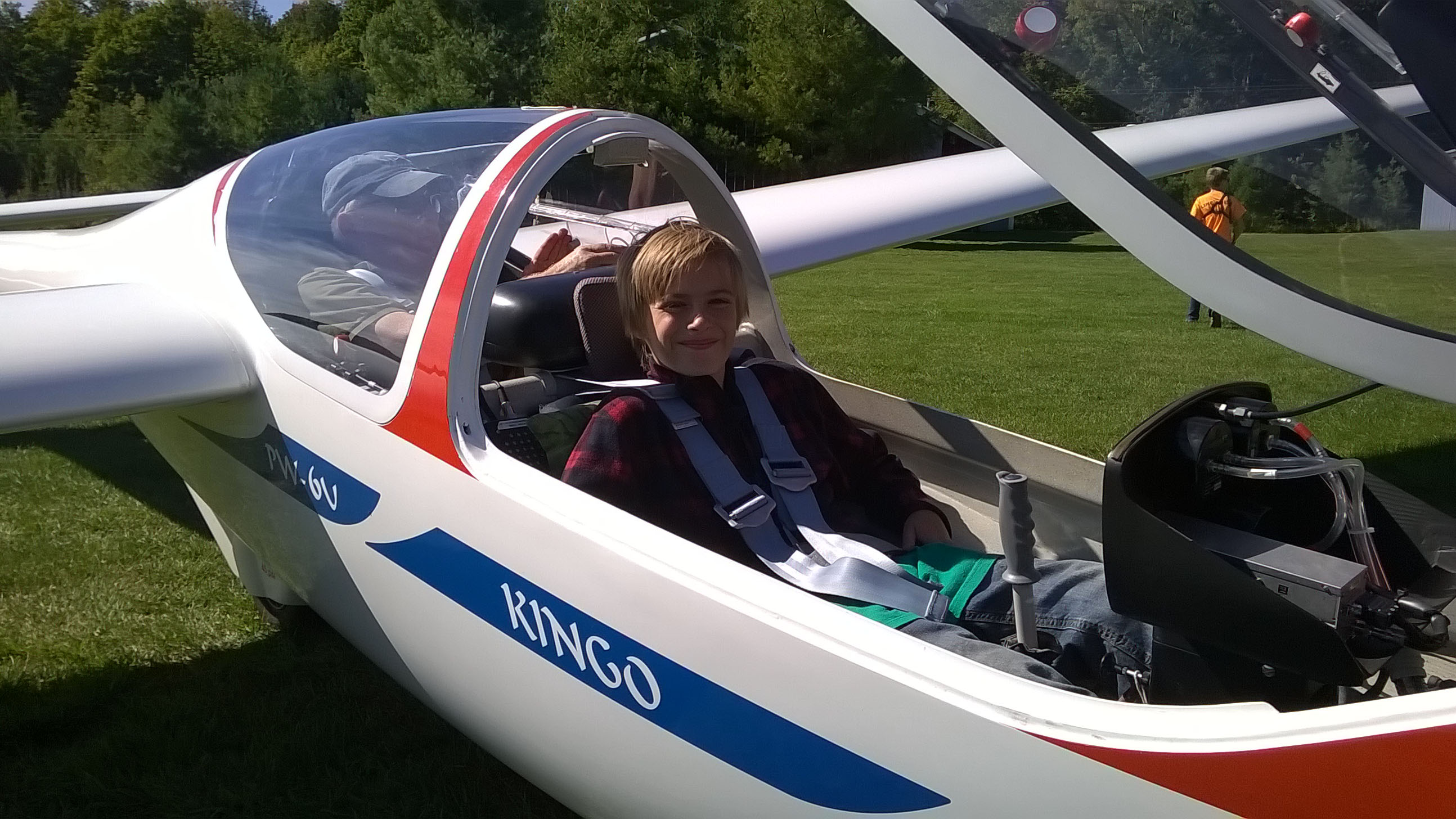 Weeklong soaring camps for youth aged 13 to 18 will be held this summer at Vermont's Warren-Sugarbush Airport. Photo courtesy of Sugarbush Soaring Association.