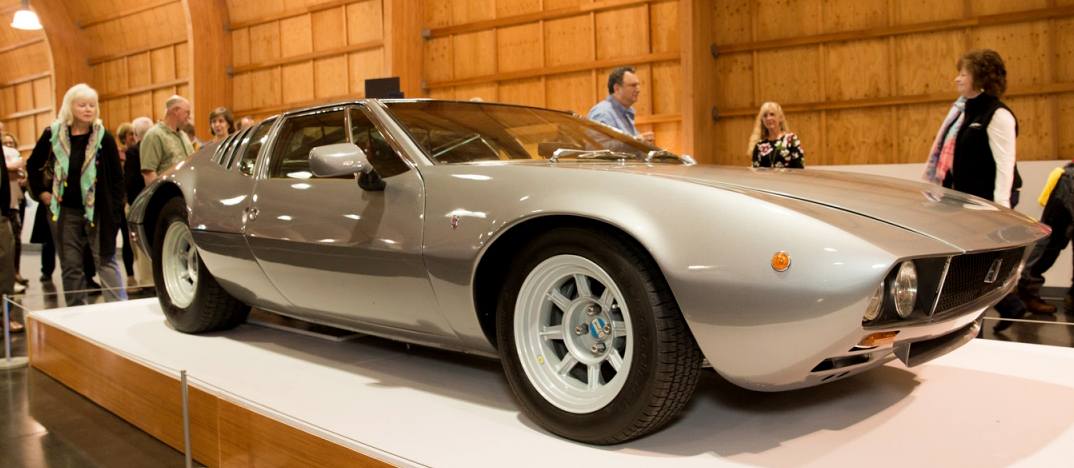 Perched above Tacoma’s waterfront, the LeMay—America’s Car Museum celebrates America’s love affair with the automobile. Washington native Harold LeMay built successful businesses and used his fortune to amass a Guinness World Record collection of more than 3,500 vehicles. Shown here is a rare De Tomaso Mangusta. Photo courtesy America’s Car Museum.