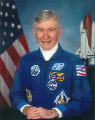 John Young photo courtesy of NASA.