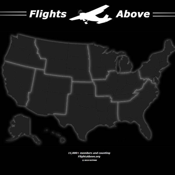 Flights Above the Pacific Northwest has expanded nationally, with Facebook groups that can be accessed through a website, flightsabove.org. Image courtesy of Flights Above. 