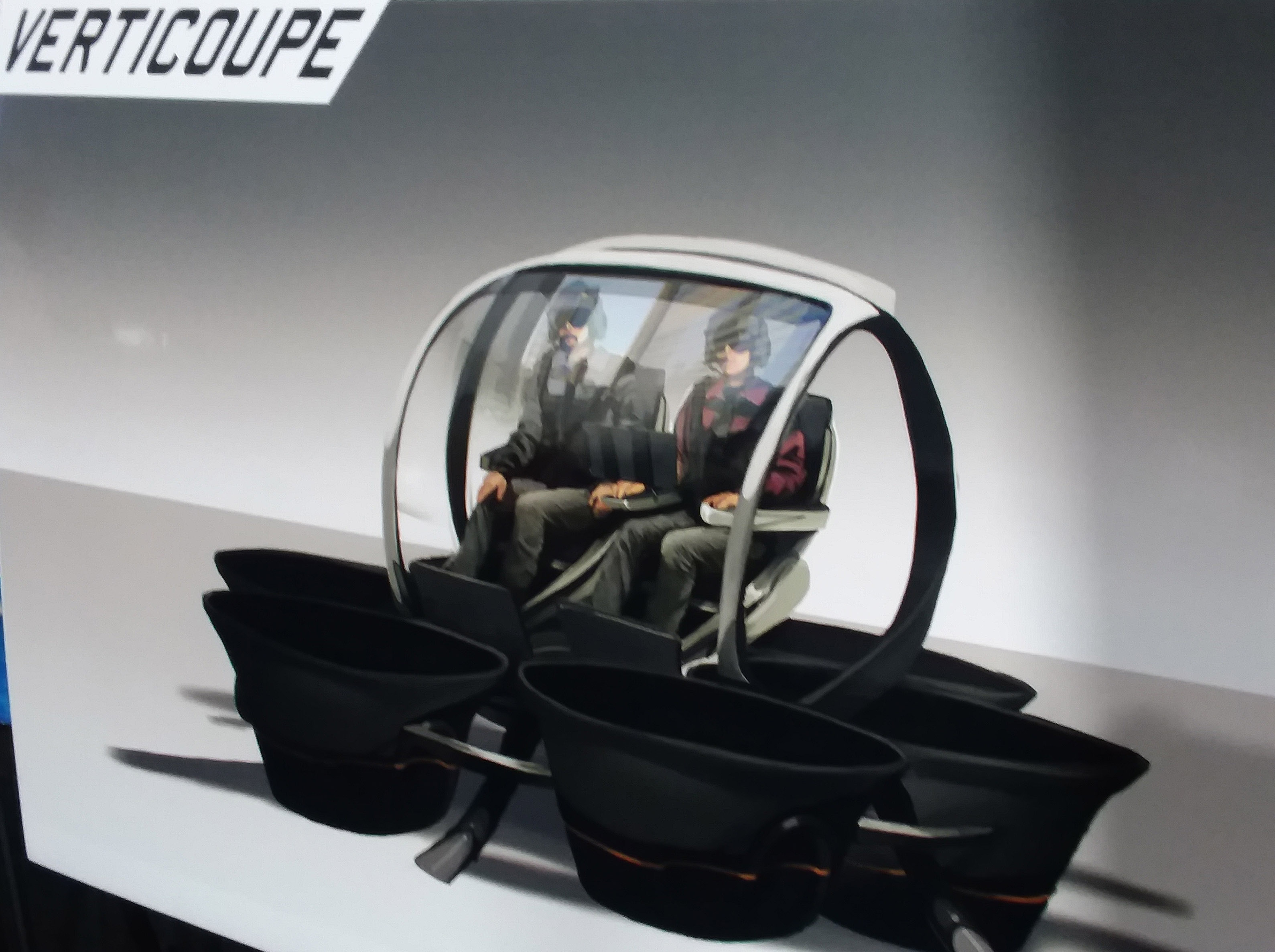 New flying concepts are displayed at the innovation area at EAA AirVenture. Photo by Alyssa Cobb.