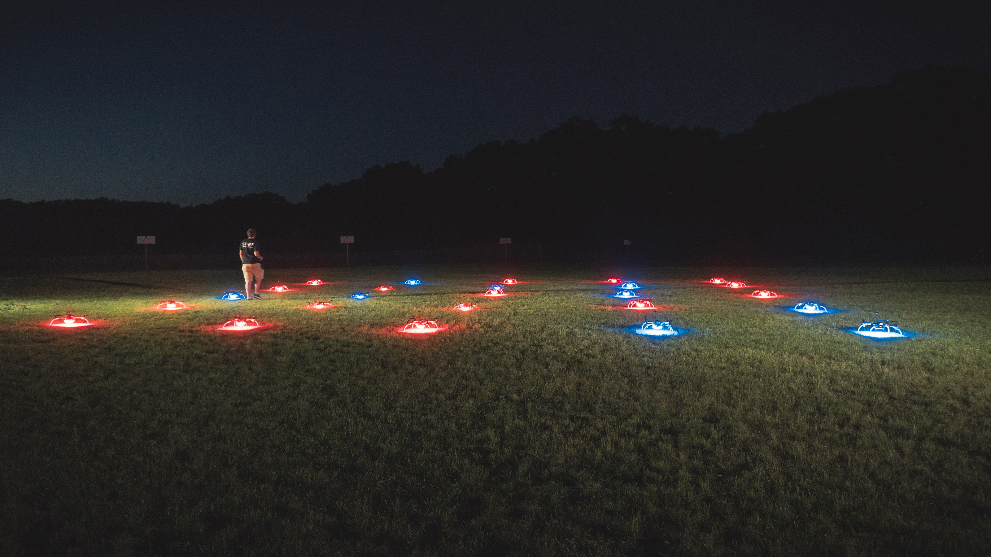 The FAA allows the Great Lakes Drone Company to assign up to 10 unmanned aircraft to each visual observer under a waiver granted in February 2017. Photo courtesy of the Great Lakes Drone Company. 