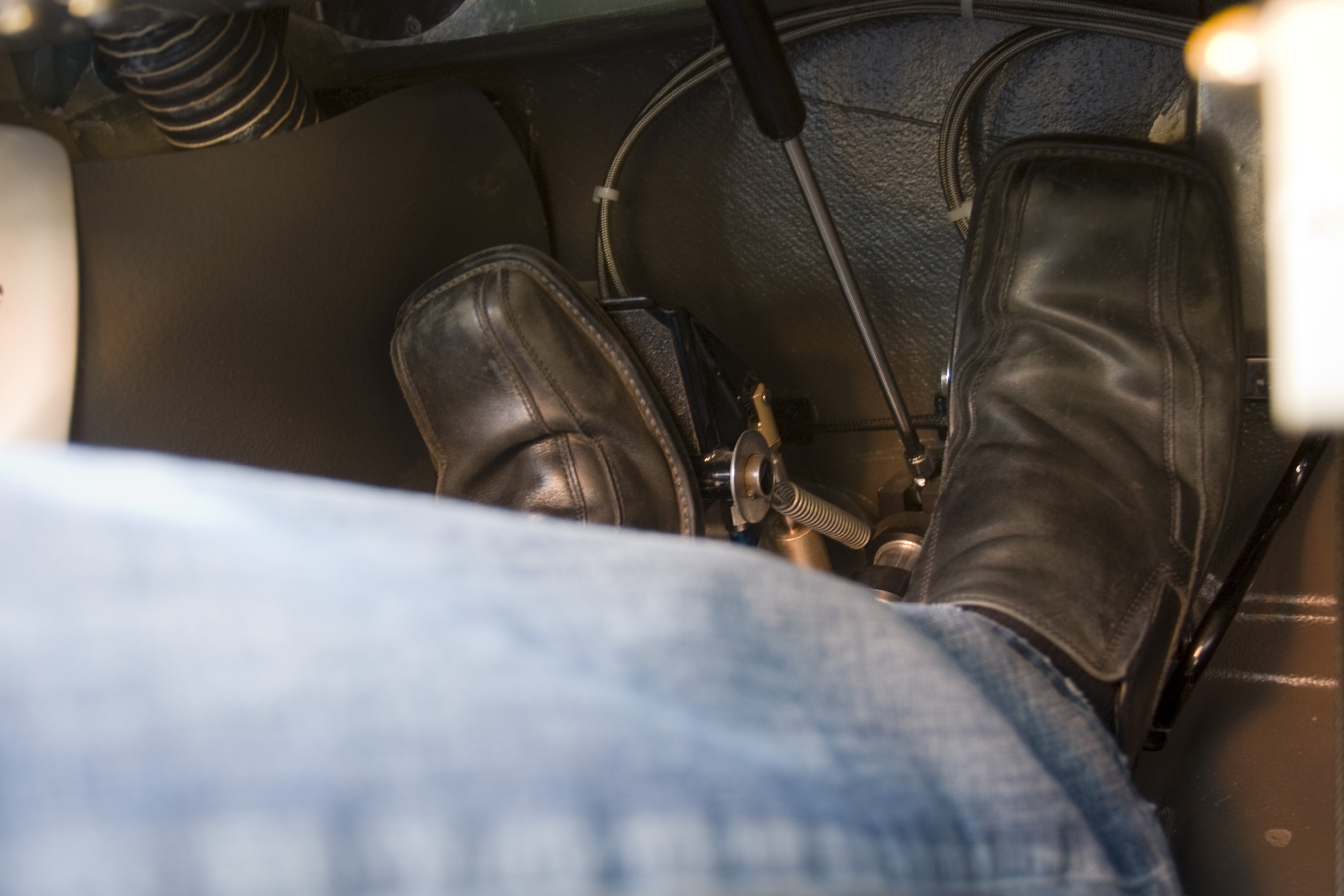 Riding the brakes heats up wheels and damages tires. Photo by Mike Fizer.