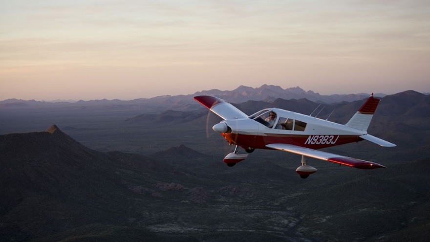 Piper Cherokee 180 photo by Mike Fizer.