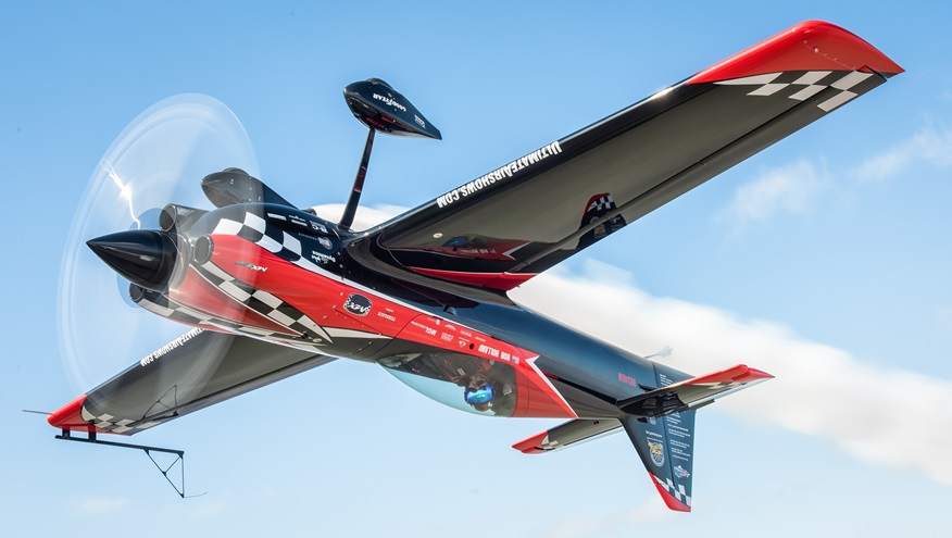 Rob Holland was photographed March 23 in Kingsville Texas, just ahead of the airshow March 24 and 25 that preceded his engine-out emergency on March 25 while flying to Louisiana. Photo by Glenn Watson-Mach Point One Aviation Photography.