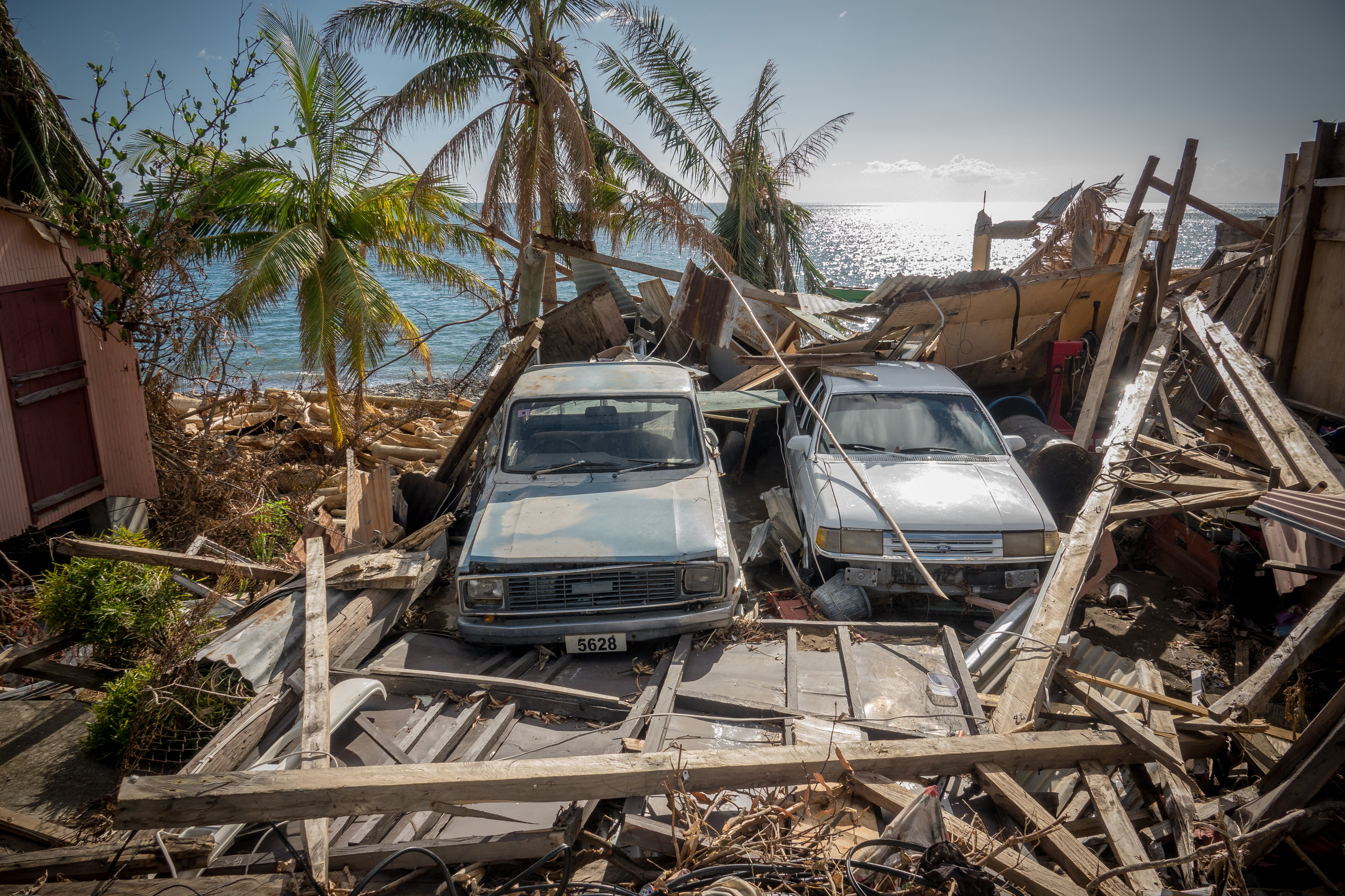 The hurricanes of 2017 devastated Dominica, an island nation in the Caribbean Sea. Photo courtesy of Global Medic.
