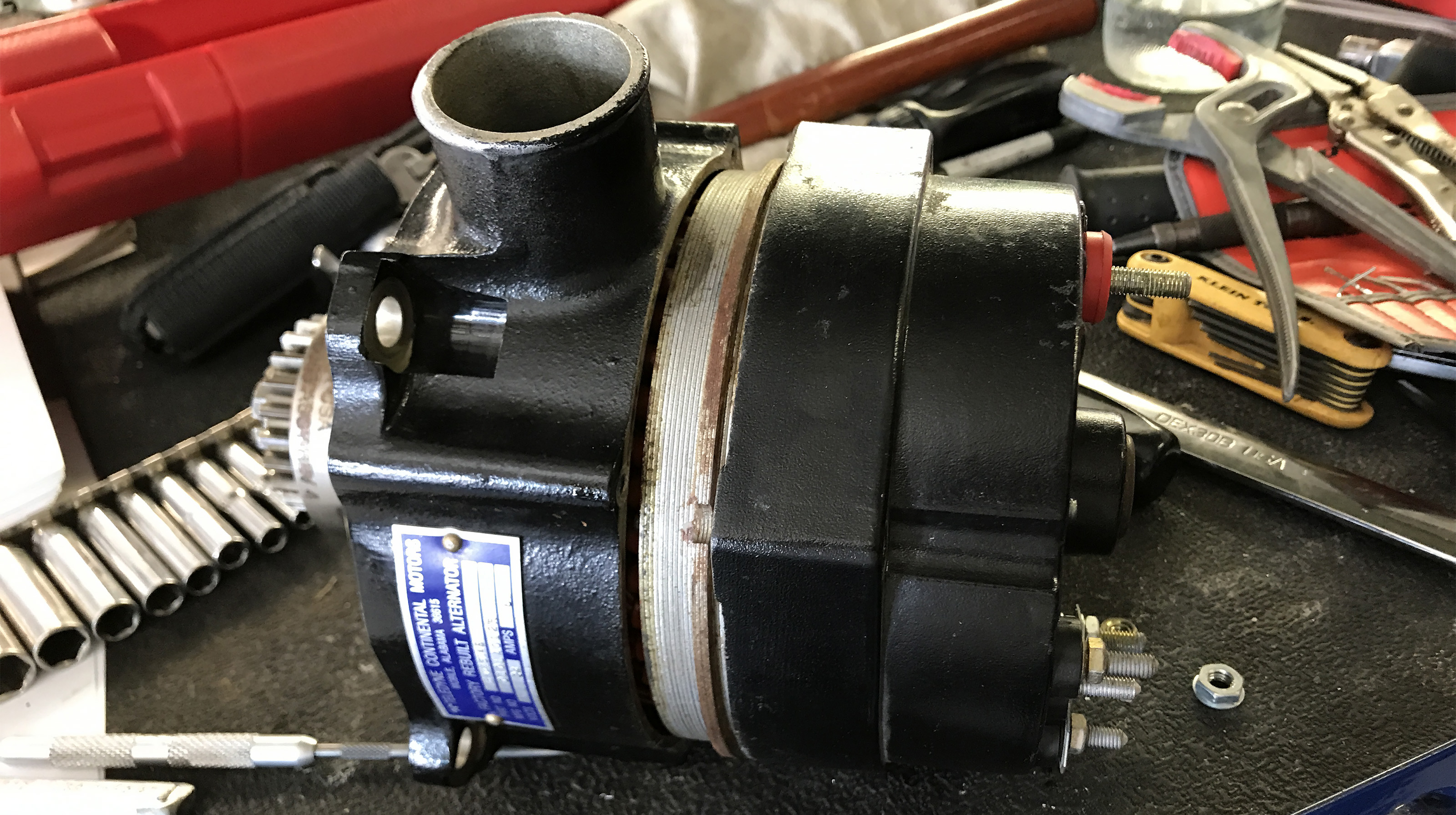 Photo of alternator courtesy of Jeff Simon.