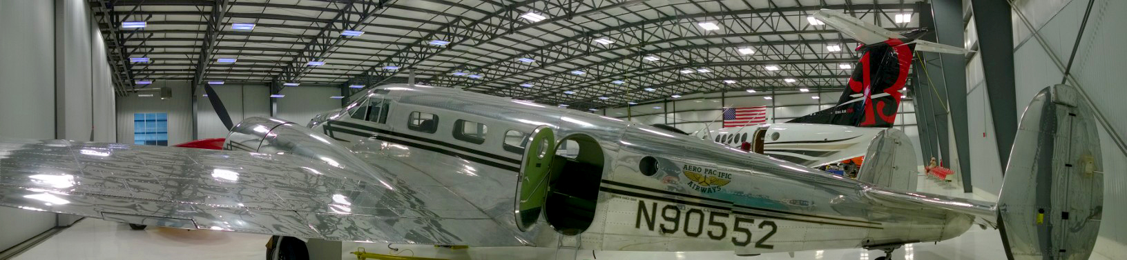 This immaculate Beechcraft Model 18 “Twin Beech” is among the many remarkable aircraft on display at the Idaho Aviation Expo. Photo by Jeanine Grant.