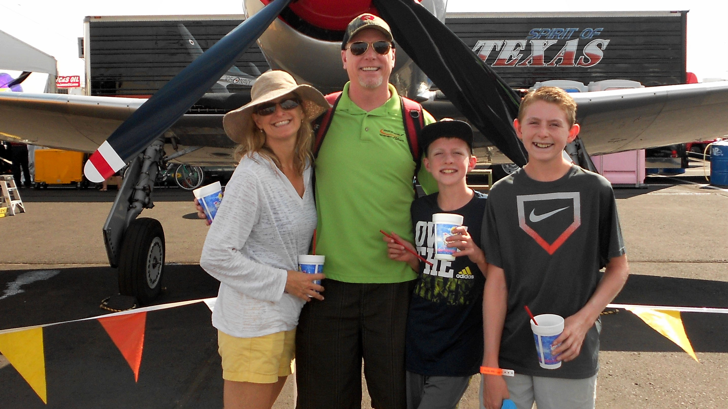 Todd McNamee with his family. Photo courtesy of Rod Dinger.