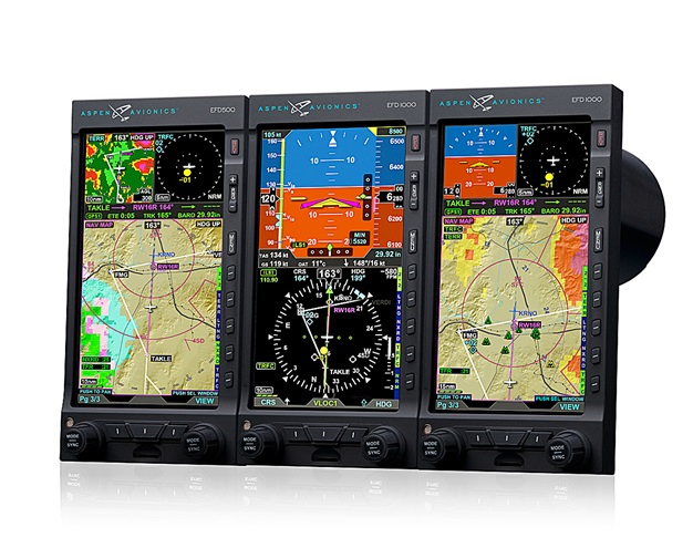 The FAA has issued a special airworthiness information bulletin for aircraft with an Aspen Avionics Evolution EFD1000 primary flight display, an EFD1000 multifunction display, and/or an EFD500 MFD. Image courtesy of Aspen Avionics.