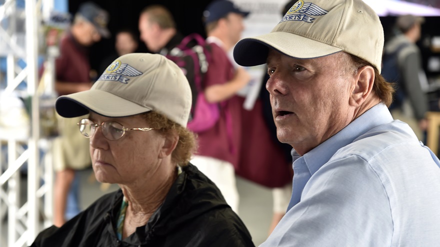 Martha and John King, seen here at EAA AirVenture 2018, will be inducted into the National Aviation Hall of Fame Class of 2019. Photo by David Tulis.