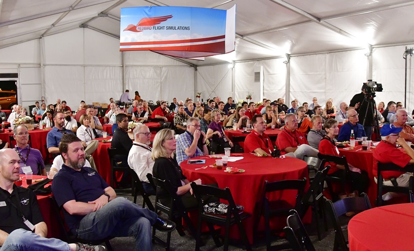 Redbird Migration, a learning experience for flight instruction professionals, will take place February 8 and 9 in Lakeland, Florida. In 2018, the AOPA You Can Fly Academy in Frederick, Maryland, hosted the Redbird Migration pictured here. Photo by David Tulis. Photo by David Tulis.