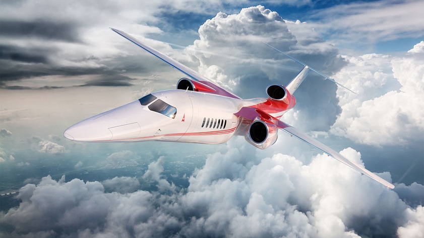 Honeywell’s Mike Madsen forecasts that supersonic aircraft—like this Aerion AS2—are coming to business aviation, and that they’ll fly at Mach 2 or faster. Image courtesy of Aerion Supersonic