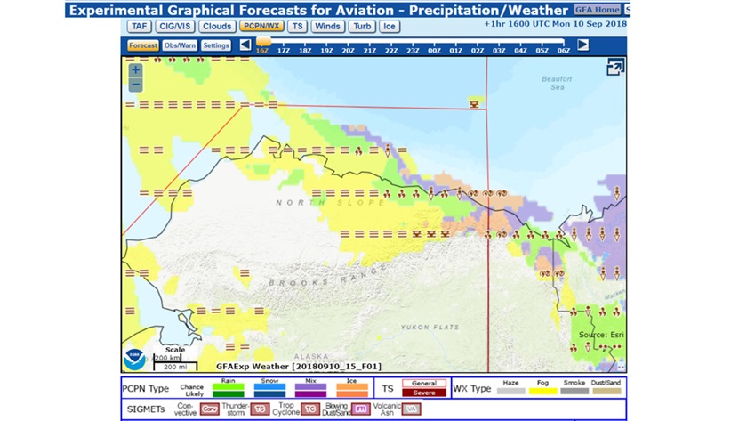 Alaska Graphical Area Forecast. Image courtesy of Rune Duke.