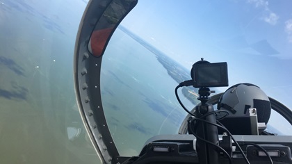 Customers can log time in the back seat of the S.211. Photo by John Clover, courtesy of Victory Aviation Company LLC. 