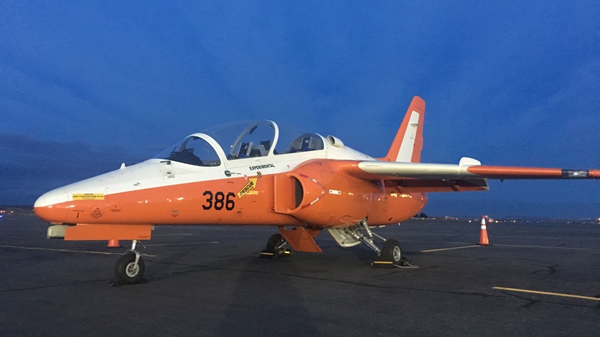 The Victory Aviation S.211s have been painted with a U.S. Navy livery. Photo by Tom Paquin, Victory Aviation Company LLC.