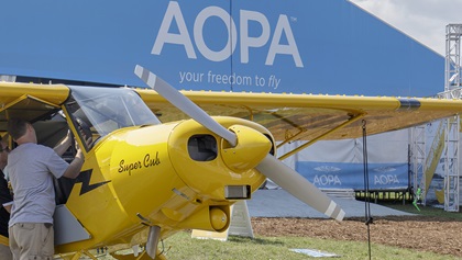 We will be swapping out the propeller for a McCauley seaplane prop. Photo by Mike Fizer.