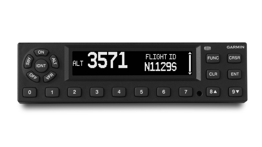 Garmin's recently approved GTX 335D and GTX 345D ADS-B Out transponders look the same as the GTX 335 and GTX 345, but support a second antenna on top of the aircraft. Photo courtesy of Garmin.