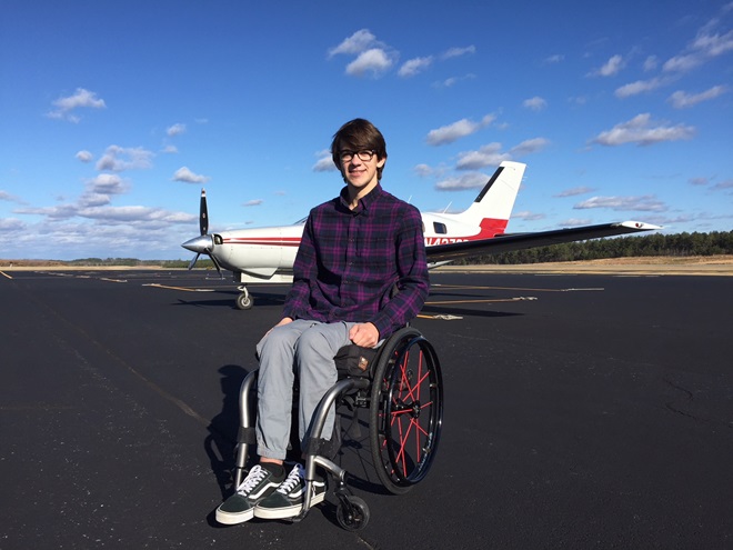 Will Bucher is one of 10 Able Flight scholarship recipients this year. Photo courtesy Able Flight.