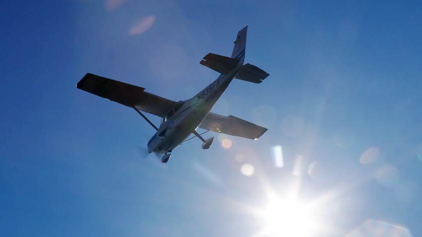 No matter what kind of technology is inside your aircraft nothing is more important than using your eyes to know what’s outside your aircraft. Photo by Mike Fizer.