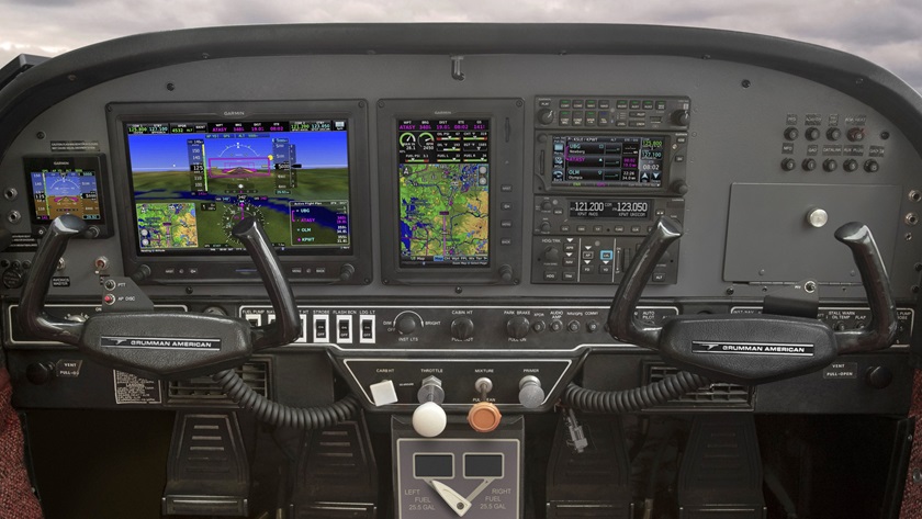 The Garmin G3X Touch panel is shown here installed in a Grumman Tiger. Photo courtesy of Garmin International.