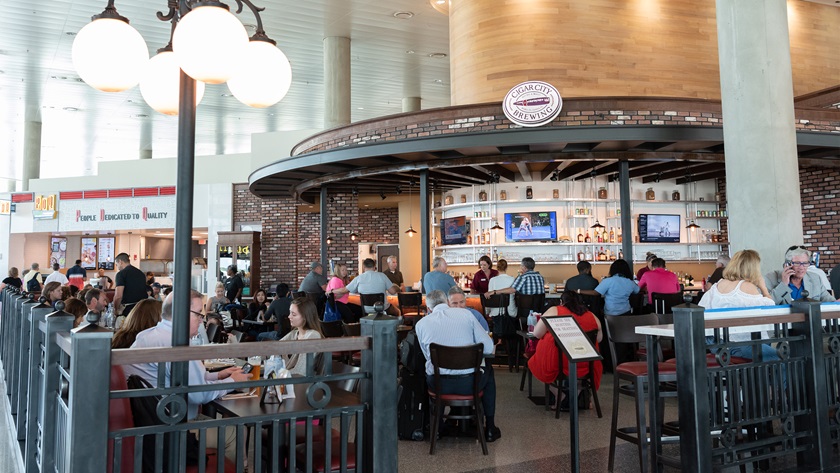 Cigar City Brewing's location in the Tampa International Airport. Photo courtesy of Cigar City Brewing.