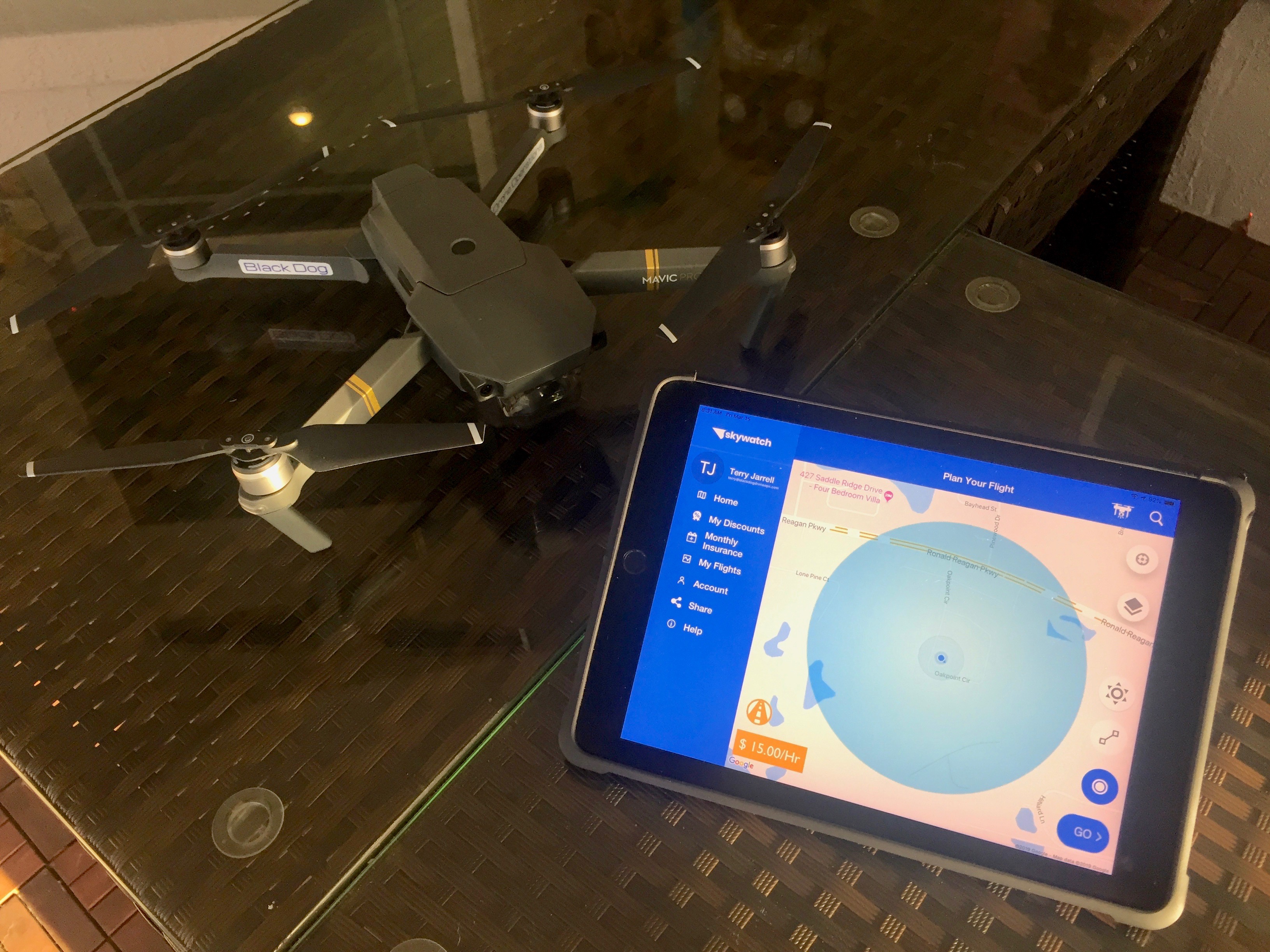 You can purchase on-demand coverage right from your tablet or smart phone. Photo by Terry Jarrell.