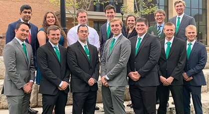 University of North Dakota pilots brought home the top Safety and Flight Evaluation Conference title during the annual National Intercollegiate Flying Association championship May 16 to 19. Photo courtesy of the University of North Dakota.