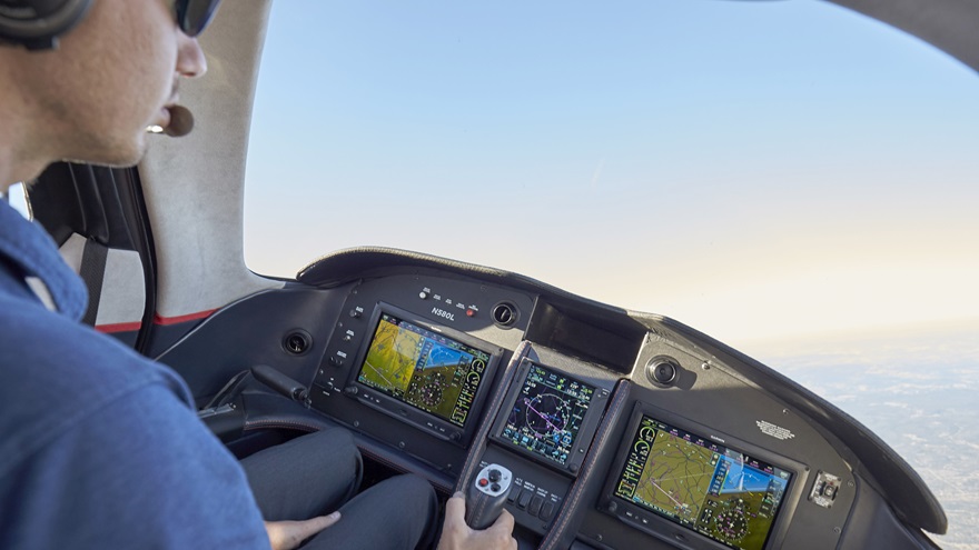 PilotWorkshops has released updated manuals for the Garmin GTN 650/750, such as the GTN 750 shown here (center) in a Lancair Mako. Photo by Mike Fizer.