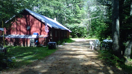 Mineral collectors make Poland Mining Camps in Poland, Maine, their base of operations for field trips to gemstone-bearing collecting sites. Photo by Dan Namowitz.